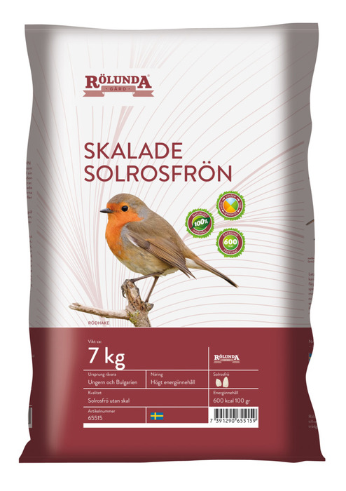 Solrosfrön Skalade 7 kg Rölunda